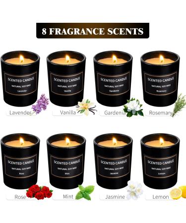 Kristen Fragrance Candles Gift Set for Women - 8-Pack Natural Soy Wax Aromatherapy Candles for Home | Ideal Birthday Christmas & Thanksgiving Gifts - Buy Online on GoSupps.com