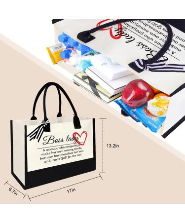 dealzilla Birthday Gifts For Women Fashion Tote Bag For Shopping Beach Christmas Thanks Present For Awesome Fabulous Woman Bosslady - Buy Online on GoSupps.com