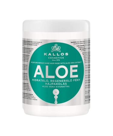 Kallos KJMN Aloe Vera Moisturising Restorative Hair Mask 1000 ml - Buy Online on GoSupps.com