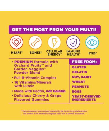 Nature's Way Alive! Women's 50+ Gummy Multivitamin - 75 Count with Full B Vitamin Complex - Buy Online on GoSupps.com