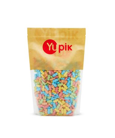 Yupik Baby Pacifier Pressed Candies 1 kg Kosher Gluten-Free Multicolored Fruity Flavors Dummy-Shaped Treats Candy Machine Refills Fun & Nostalgic Ideal for Gifting Halloween & Holidays 1 kg (Pack of 1)