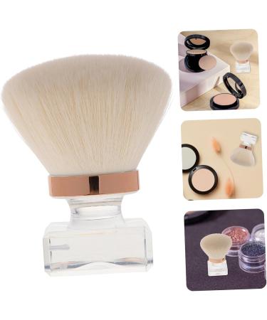 minkissy Makeup Brush Foundation Brush Blush Hand Powder Brush Make up Brush Loose Powder Brush Aromatherapy Mushroom Head Beauty Tools Miss Highlighter Plastic White Cosmetic - Buy Online on GoSupps.com