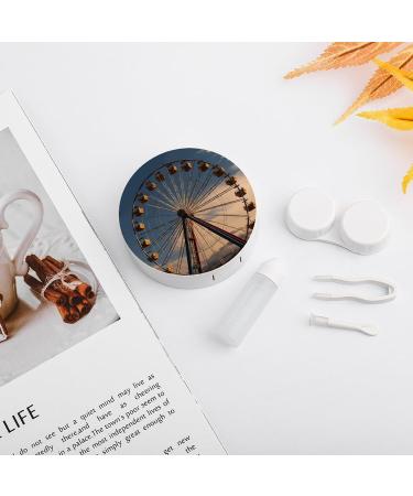 Ferris Wheel Print Contact Lens Case - Travel-Friendly Case for Lens Care | Shop Now - Buy Online on GoSupps.com