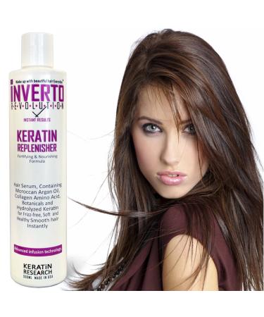 Inverto Instant Weekly Keratin Treatment - Argan Oil & Amino Acids for Smooth Frizz-Free Shiny Hair | Nourishing Complex with Thermal Protection - Shop Internationally - Buy Online on GoSupps.com