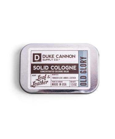 Duke Cannon Supply Co. Men's Solid Cologne, 1.5oz. - Old Glory (Leaf & Leather Scent)