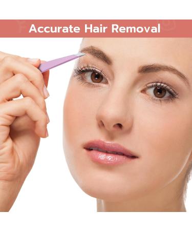 Shop Alyvisun 5 PCs Professional Stainless Steel Tweezers Set - Multi-Colored Anti-Slip for Eyebrows & Ingrown Hair - Perfect for Men & Women - International Shipping Available - Buy Online on GoSupps.com