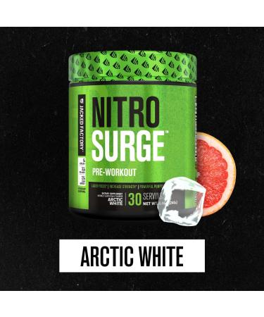 Jacked Factory Nitrosurge Pre-Workout in Arctic White & BCAA in Fruit Punch for Muscle Building and Recovery - Buy Online on GoSupps.com