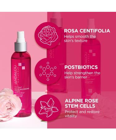 Andalou Naturals 1000 Roses Facial Toner | Refreshing & Gentle for Sensitive Skin | Rose-Biotic Blend | 6 Fl Oz Spray - Shop Internationally - Buy Online on GoSupps.com