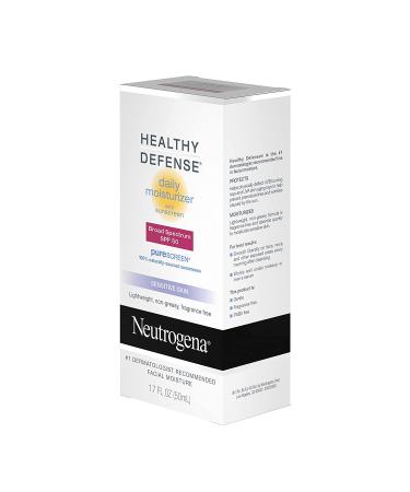 Neutrogena Healthy Defense Daily Moisturizer SPF 50 for Sensitive Skin - 1.7 fl oz - Buy Online on GoSupps.com