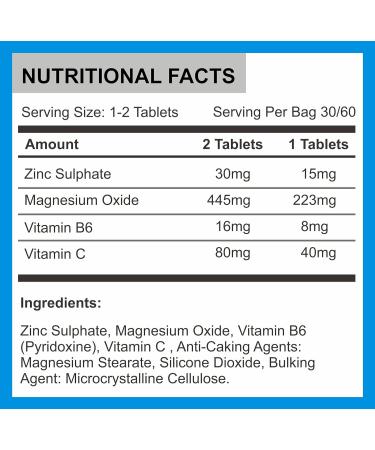 ZMA 120 Tablets - ZMA + Supplements for Men & Women - Zinc Magnesium Vitamin B6 & C Tablets - Testosterone Booster - Muscle Recovery - Sleep Aid Support - Gluten-Free Vegan UK-Made by PRO-ELITE - Buy Online on GoSupps.com