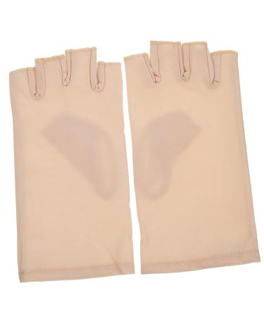 Beavorty 4 Pairs Nail Gloves Uv Gloves for Nails Uv Fingerless Gloves for Driving Uv Protectors Gloves Nail Light Nail Art Gloves Nail Lamp Nail Gel Manicure Light Spandex Miss - Buy Online on GoSupps.com
