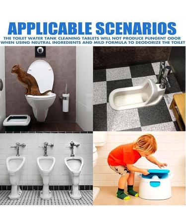 Upgraded Concentrated Descaling Toilet Cleaning Stick Toilet Cleaner limescale Remover Deep Cleaning Long-Lasting (4pcs) - Buy Online on GoSupps.com