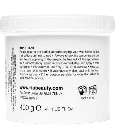 Rio Beauty Total Body Waxing Deluxe Soft Wax - White | Professional Hair Removal Formula - Buy Online on GoSupps.com
