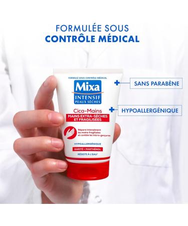 Mixa Cica-Mains Intense Repair Hand Cream Pack of 2 x 50 ml - Buy Online on GoSupps.com