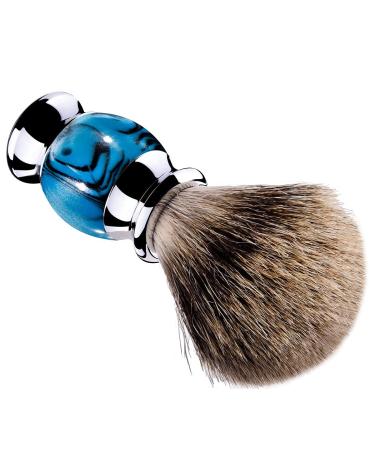 Grandslam Finest Badger Shaving Brush with Resin Handle - Blue - Buy Online on GoSupps.com