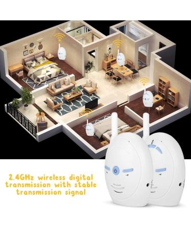 Wireless Digital Audio Baby Monitor with Two-Way Intercom and Electronic Alarm (US) - Buy Online on GoSupps.com