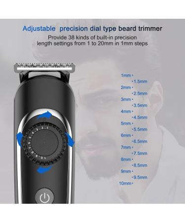 Professional 6-in-1 Hair Clippers & Beard Trimmer Kit - Waterproof Rechargeable | Top Hair Cutting Tools for Men - Buy Online on GoSupps.com