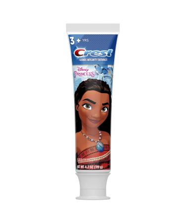 Crest Fluoride Anticavity Toothpaste Disney Princess Moana Bubble Gum  4.2 oz (119 g)