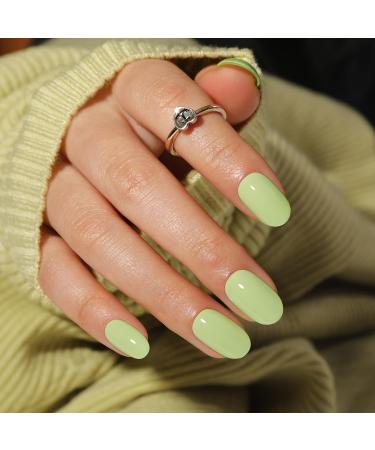BLUESKY Gel Nail Polish Benefit Of The Doubt SS2303 Pale Green Long Lasting Chip Resistant 5 ml Requires Drying Under UV LED Lamp Pale Green 5 ml (Pack of 1) - Buy Online on GoSupps.com