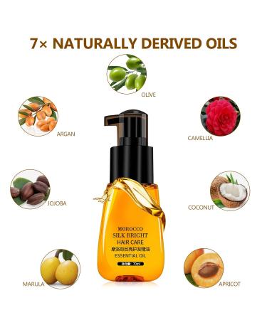 Shinestudio Anti-Frizz Hair Serum - Morocco Silk Care | 2PCS Set for Curly & Dry Hair - Buy Online on GoSupps.com