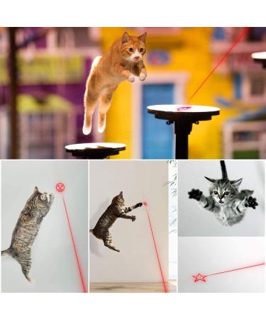 Laser Pointer Cat Toy - Interactive Red Dot Clicker for Indoor Cats and Dogs - Long Range Outdoor Chaser Teaser Stick - USB Rechargeable - Bright LED Light - Training Tool - Buy Online on GoSupps.com