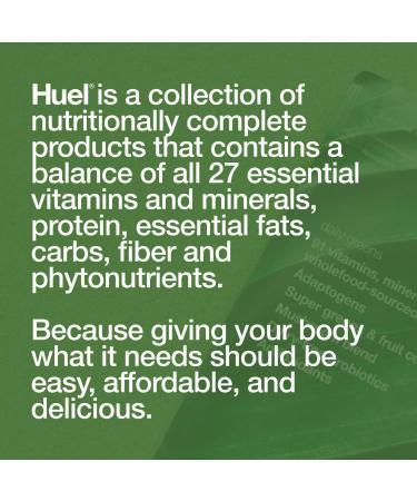 Huel Daily Greens Bundle | Single Serve Original + Bottle | Superfood Greens Powder | 91 Vitamins Minerals and Wholefood-Sourced Ingredients | 12 Servings | Lockable Lid to Avoid Spills | BPA Free - Buy Online on GoSupps.com