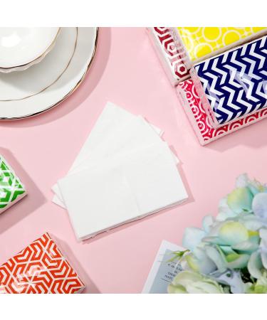 80 Count Pocket-Sized 3 Ply Facial Tissues with Geometric Print Package - 800 Sheets - Buy Online on GoSupps.com