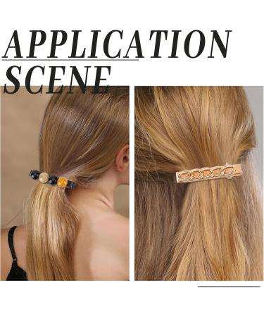 Buy CHGCRAFT 30-Piece Metal Crocodile Alligator Hair Clips - Non-Slip Barrette Accessories for Women & Girls - Gold | International Shipping Available - Buy Online on GoSupps.com