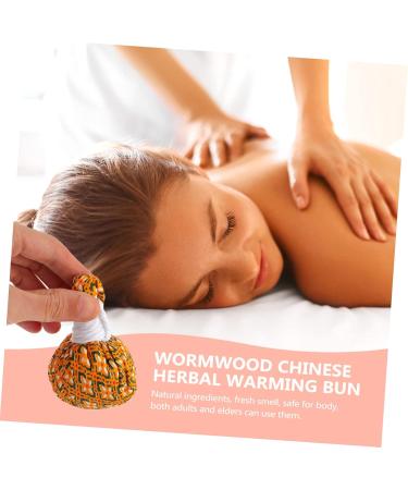 Lalafina 15pc Warm Roasted Wormwood Herbal Compress Balls - Thai Massage & Chinese Spa Therapy - Relaxation & Wellness 8x6cm - Buy Online on GoSupps.com