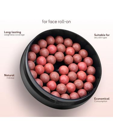  Zunishaone Cream Blush Easy Blending Face Blush - Iridescent Tinted Ball Long-Lasting Natural Color for Sculpting and Highlighting - Buy Online on GoSupps.com