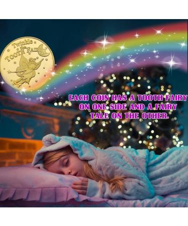 Buy HJFH Gold Tooth Fairy Coins | 20pcs Tooth Fairy Gifts for Boys & Girls - Perfect Keepsake - Buy Online on GoSupps.com