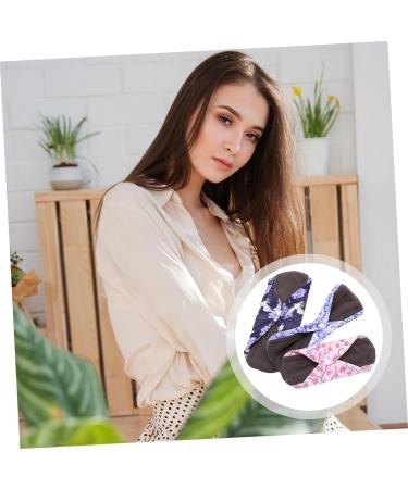 6Pcs Washable Cloth Period Pads - Bamboo Charcoal Panty Liner & Napkin Set - Buy Online on GoSupps.com