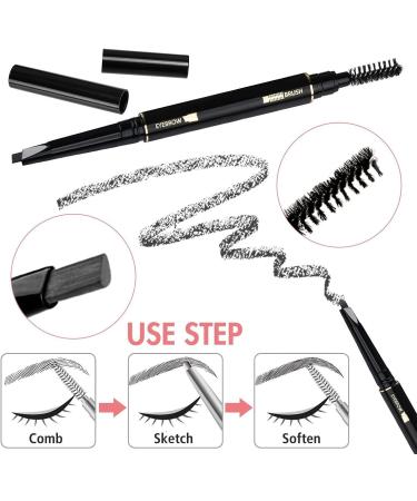 DMZK Eyebrow Tool Kit Trimming Grooming Set Include Tweezers Eyebrow Brush Eyebrow Pencil - Buy Online on GoSupps.com