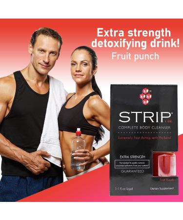 Wellgenix Strip Body Cleanser- Extra Strength Detox Drink 1oz Fruit Punch - Quick Flush Cleanse for Same Day Toxin Rid - Pack of 1 - Buy Online on GoSupps.com