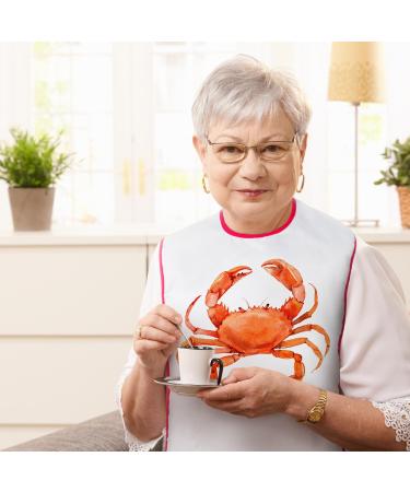 Classic Bib Designs Essl tchen for Adults - Washable & Reusable Clothing Protection for Men & Women - Ideal Crumb Catcher with Plate - Buy Online on GoSupps.com