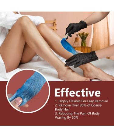 Leaflai Hard Wax Beads 4 x 100g + 10 Applicators | Painless Hair Removal for Full Body, Face, Bikini | Stripless Wax Beans for Brazilian & Hollywood - Buy Online on GoSupps.com