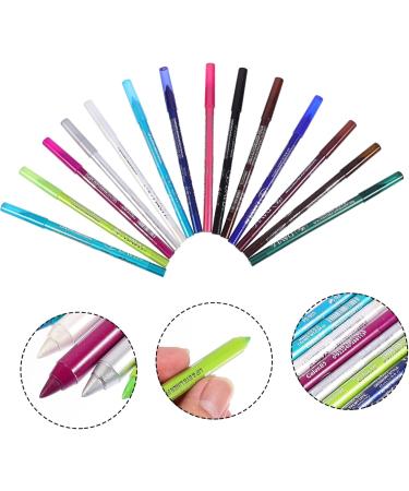 FOYTOKI 14pcs Eyeshadow Pencil Set Eye Makeup Accessory Eyeliner Pencil Cosmetic Accessories Girl Eye Liner Drawing Pencil Eyeliner Drawing Tool Makeup Pencil Eye Lining Tool - Buy Online on GoSupps.com