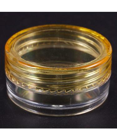 Bsowte 50 Pieces Plastic Empty Cosmetic Jar with Lid for Creams Storage Makeup Sample 5G 10 Colors - Buy Online on GoSupps.com