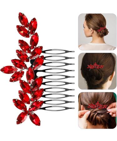 Healeved Bride Comb Clip Rhinestone Hair Comb Decorative Wedding Bridal Wedding Hair Pieces for Brides Hair Comb Clip - Buy Online on GoSupps.com
