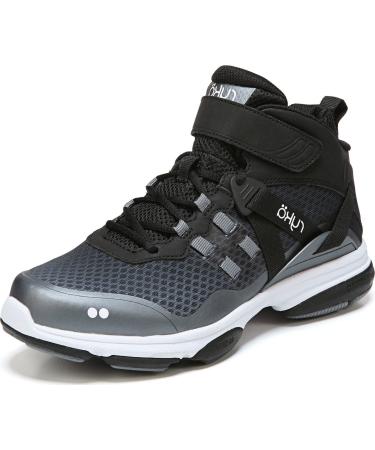 Ryka Women's, Devotion XT Mid Training Shoe 8.5 Black Gray