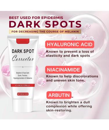 Dark Spot Remover for Face and Body Freckle Removel Cream Pigmentation Removal Melasma Cream Dark Spot Corrector Dark Spot Remover for Face Age Spot Remover for Face Dark Age Spot Remover - Buy Online on GoSupps.com