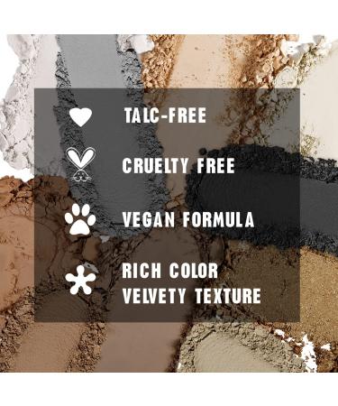 DE LANCI 12 Color Neutral Brown Grey Eyeshadow Palette | Matte & Shimmer | Long-Lasting & Waterproof | Talc-Free for Sensitive Skin - Buy Online on GoSupps.com