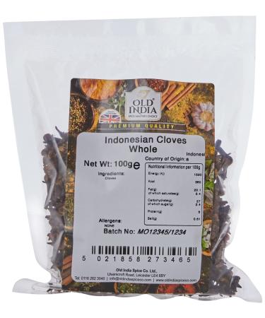 Old India Indonesian Cloves Whole 100g 100 g (Pack of 1)
