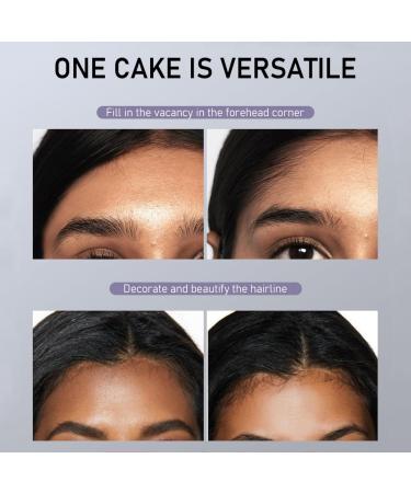 Black Pressed Fixing Powder Hair Root Powder Hide Hair Loss Oil Control and Long-Lasting Makeup Waterproof and Sweat Resistant Coverage - Buy Online on GoSupps.com