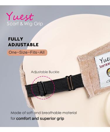 Wig Grip Band for Lace Front Wigs - Non-Slip Velvet Headband for Secure and Comfortable Fit - Beige 2 Pack - Buy Online on GoSupps.com