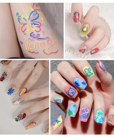 Nail Art 3D Paint Pen - Dotting Tool for Graffiti & Acrylic Designs | Perfect for Nail Art Practice - Buy Online on GoSupps.com