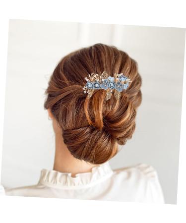 Angoily Bridal Comb Decorative Hair Clips Bride Bridesmaids Crystal Headpiece Bridesmaid Hair Accessories Women Hair Side Combs Floral Hair Clip Pearl South Korea Women's Fabric - Buy Online on GoSupps.com