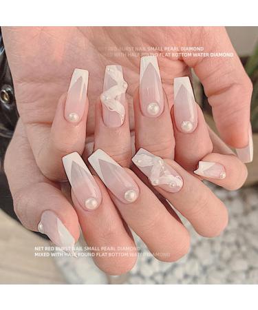 FEIlei 12 Grids Nail Charms Rhinestones Flat Back Diamond Nail Art Crafts Rhinestones - Buy Online on GoSupps.com