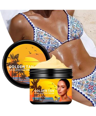 Selftanning lotion instant tanning face natural tanning cream for face and body for women and men 40 g black cream - Buy Online on GoSupps.com