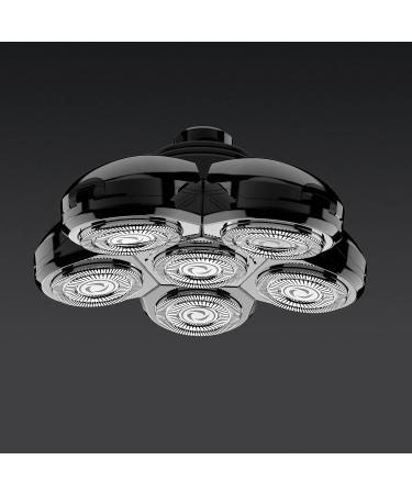 6 Heads Shaver Replacement Head Universal Beard Cutter Replacement Blade for Electric Blad Head Shaver Alternate Floating Washable Blade Head Easy Install Electric Razor Shaver Head -Black - Buy Online on GoSupps.com
